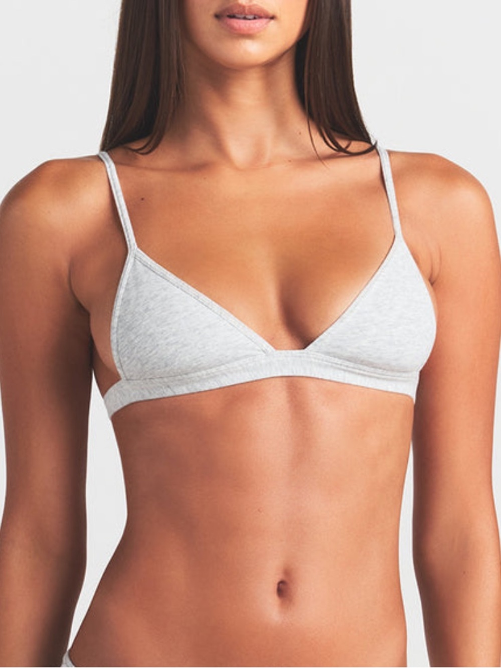 SKIMS Heather Gray Triangle Bralette